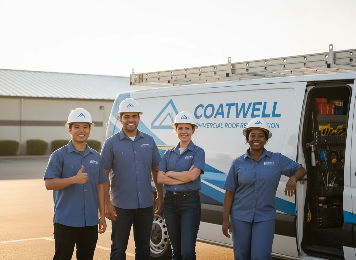 Commercial roof coating company in Junedale, PA